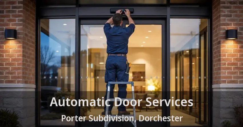 Automatic Door Services Porter Subdivision, Dorchester - ON