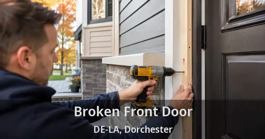 Broken Front Door DE-LA, Dorchester - ON
