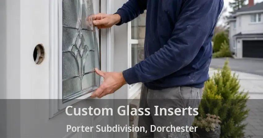 Custom Glass Inserts Porter Subdivision, Dorchester - ON