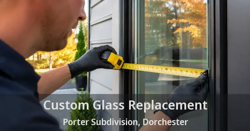 Custom Glass Replacement Porter Subdivision, Dorchester - ON