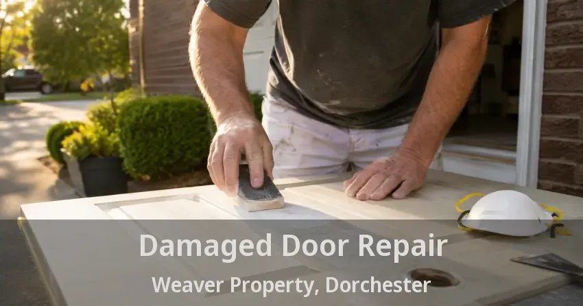 Damaged Door Repair Weaver Property, Dorchester - ON