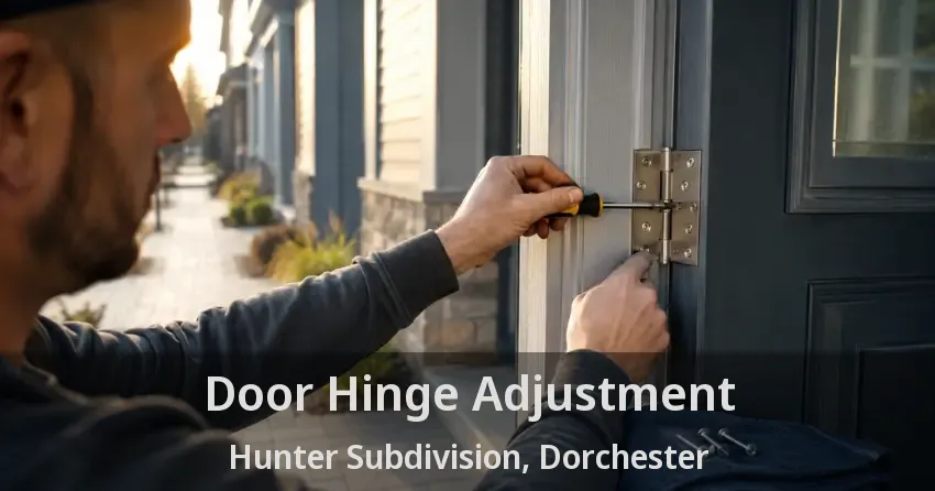 Door Hinge Adjustment Hunter Subdivision, Dorchester - ON