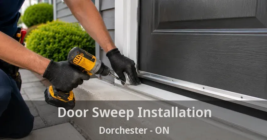 Door Sweep Installation Dorchester - ON