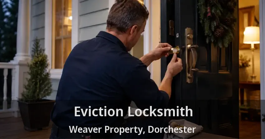 Eviction Locksmith Weaver Property, Dorchester - ON