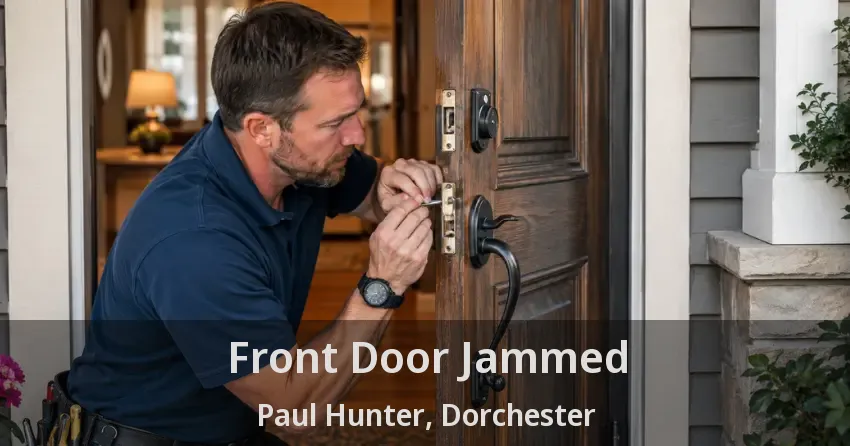 Front Door Jammed Paul Hunter, Dorchester - ON