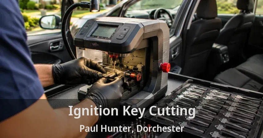 Ignition Key Cutting Paul Hunter, Dorchester - ON