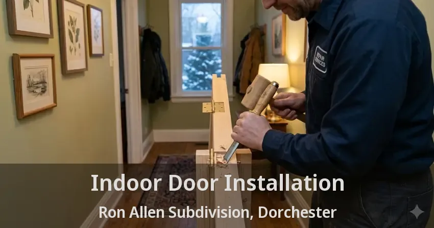 Indoor Door Installation Ron Allen Subdivision, Dorchester - ON