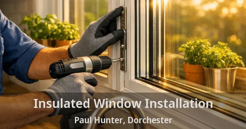 Insulated Window Installation Paul Hunter, Dorchester - ON