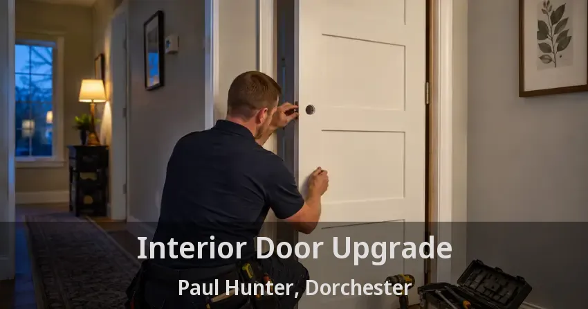 Interior Door Upgrade Paul Hunter, Dorchester - ON