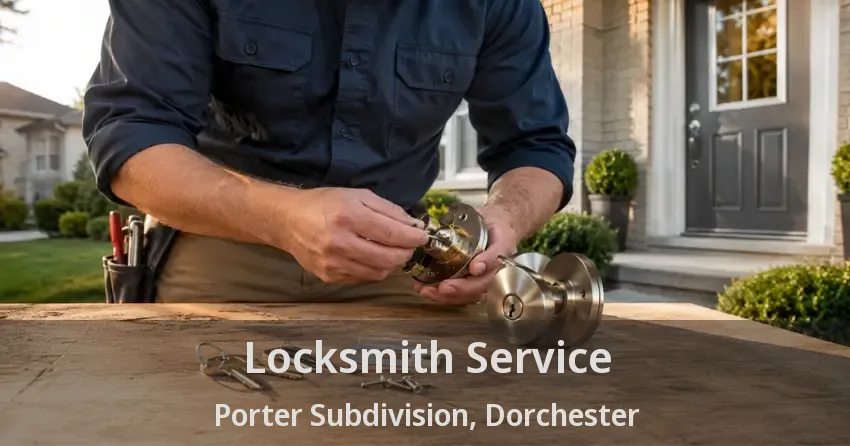 Locksmith Service Porter Subdivision, Dorchester - ON