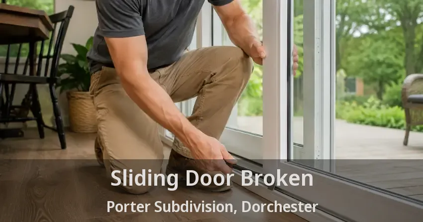 Sliding Door Broken Porter Subdivision, Dorchester - ON
