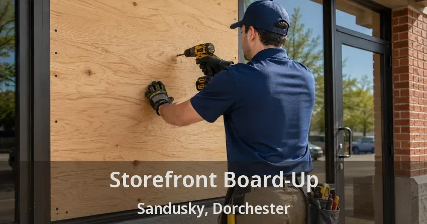 Storefront Board-Up Sandusky, Dorchester - ON