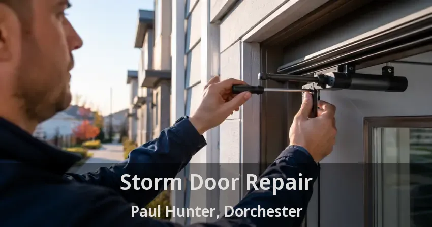 Storm Door Repair Paul Hunter, Dorchester - ON
