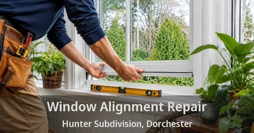 Window Alignment Repair Hunter Subdivision, Dorchester - ON