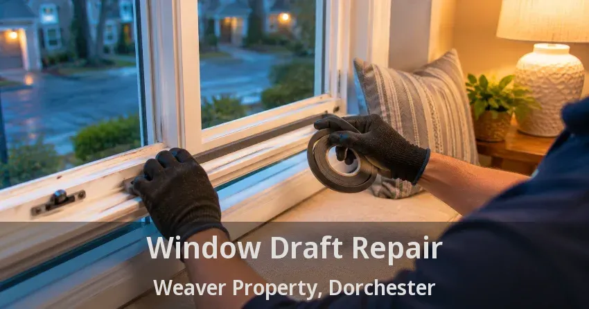 Window Draft Repair Weaver Property, Dorchester - ON