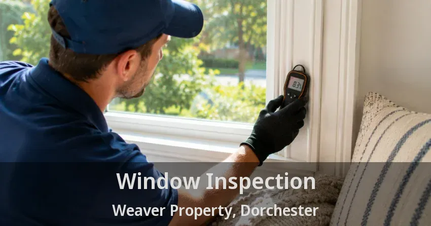 Window Inspection Weaver Property, Dorchester - ON