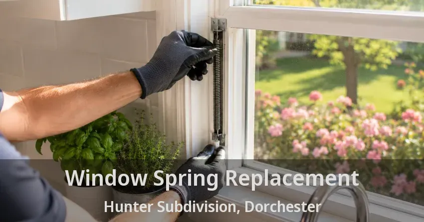 Window Spring Replacement Hunter Subdivision, Dorchester - ON