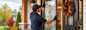 Decorative Glass Installation Barry Hunter, Dorchester