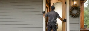 Frosted Glass Door Valley View, Dorchester