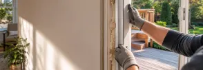 Patio Door Installation Ron Allen Subdivision, Dorchester
